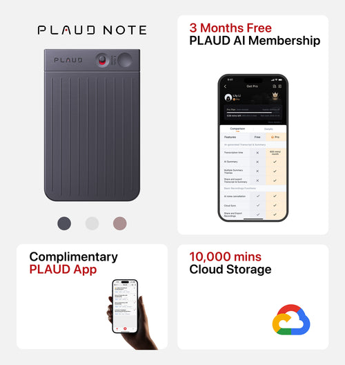 PLAUD NOTE: ChatGPT Empowered AI Voice Recorder | PLAUD