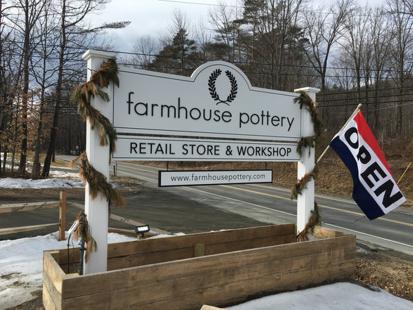 Farmhouse Pottery sign