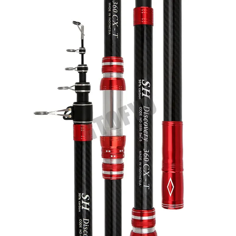 Vara de Pesca Telescópica Oceânica - Poder Surpreendente 5-300g shopjponline.com