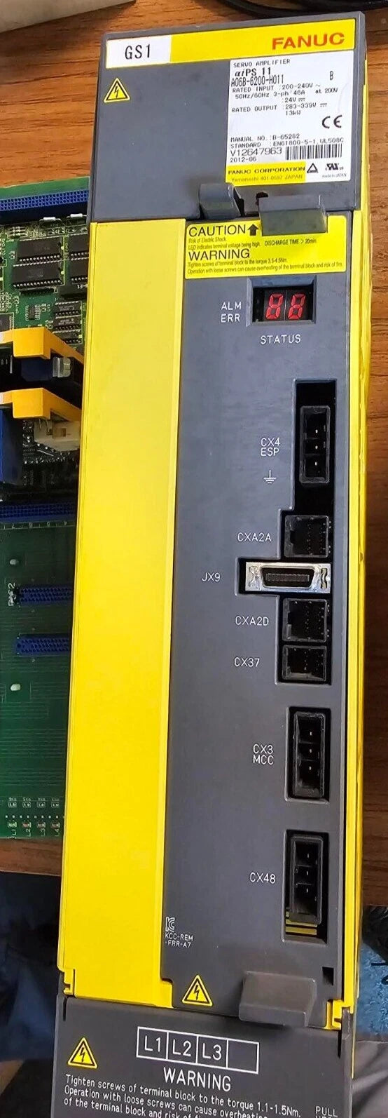Amada FO Laser FANUC A06B-6200-H011 Servo Drive Ships From USA GS1