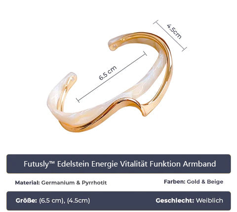 Futusly™ Edelstein Energie Vitalität Funktion Armband