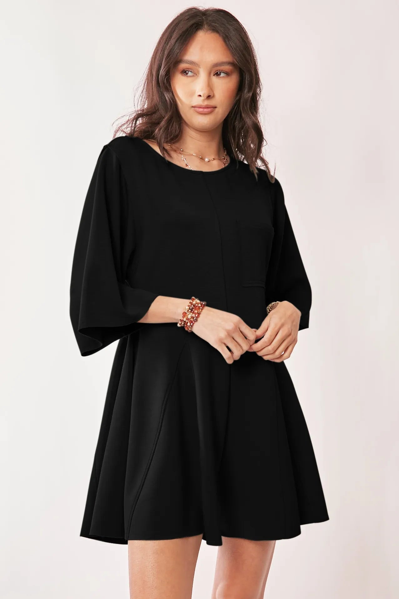 Solid Draped Sleeve Ties Back Skort Romper