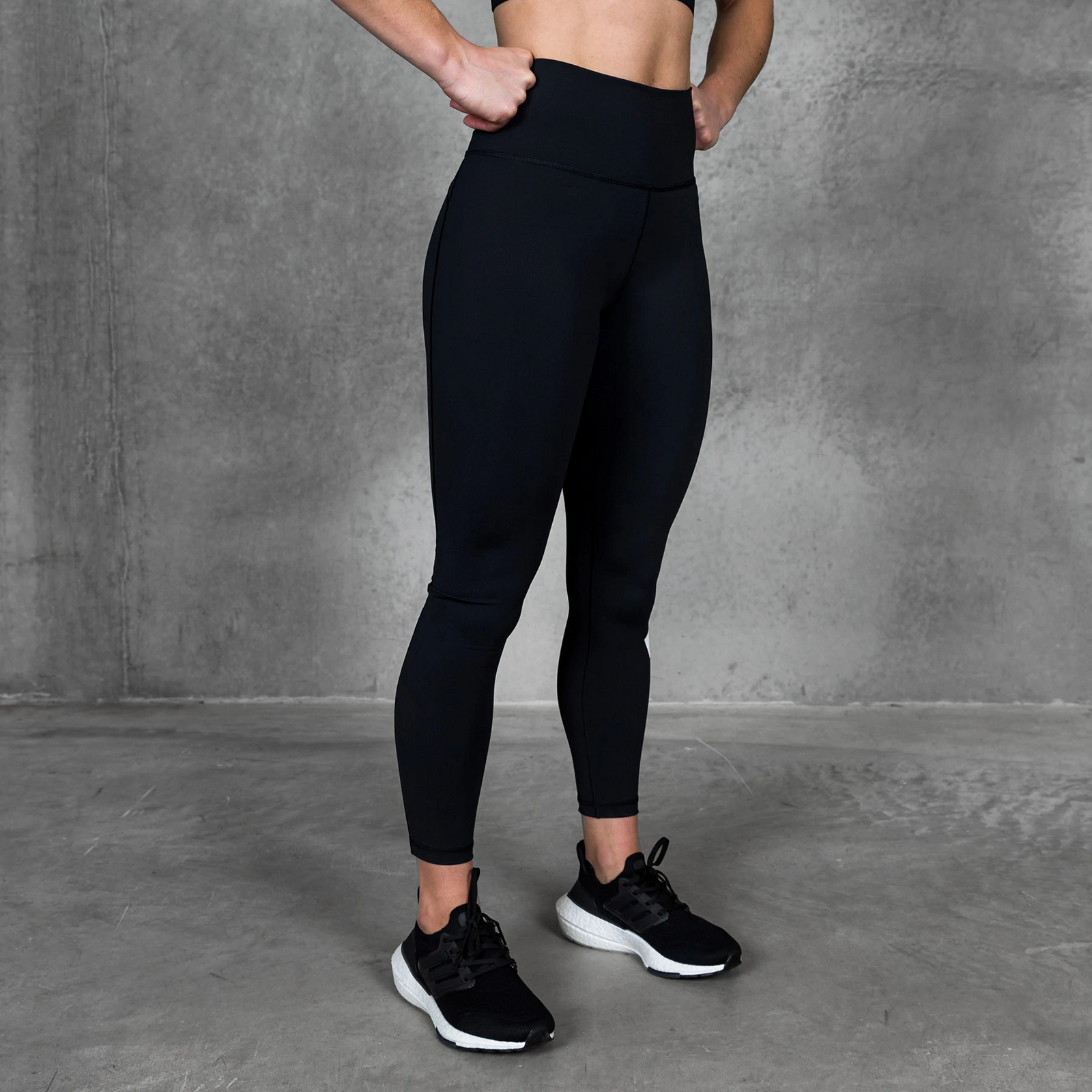 ADIDAS - WOMEN'S BELIEVE THIS 2.0 LOGO 7/8 TIGHTS - BLACK – thewodlife.com