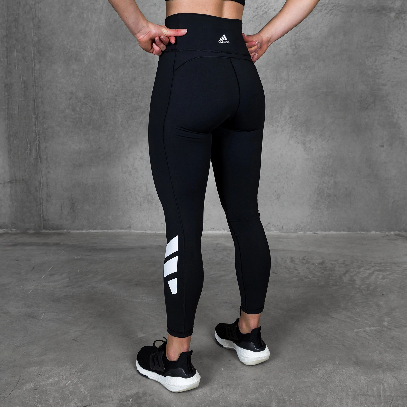 ADIDAS - WOMEN'S BELIEVE THIS 2.0 LOGO 7/8 TIGHTS - BLACK – thewodlife.com