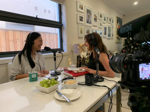 Having a Giggle with Tuki Pham, The Now Podcast Host. Photo taken by Peter Tran.