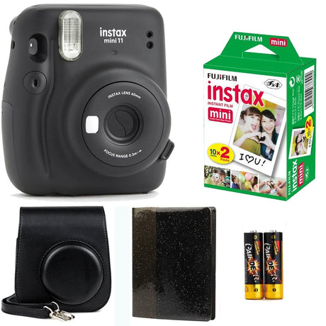 FUJIFILM INSTAX Mini 11 Instant Camera with 10 sheets film roll + came –