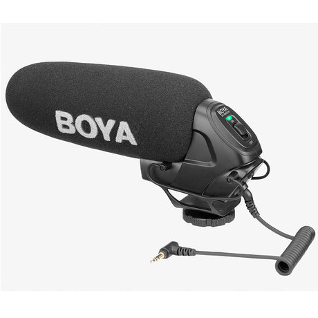 BOYA by-MM1 Video Microphone  Facebook Livestream Vlogging Recording  Shotgun Mic for for iPhone X 8 8 Plus 7 6 6s, Android Phone, DSLR