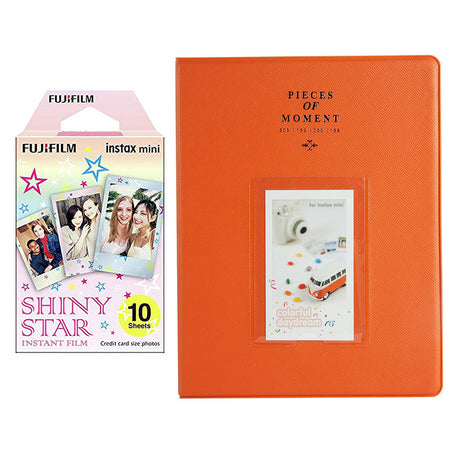 Fujifilm Instax Mini 10X1 shiny star Instant Film with Instax Time