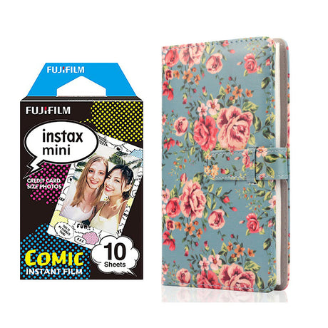 Fujifilm Instax Mini 10X1 comic Instant Film With 128-sheet Album for –