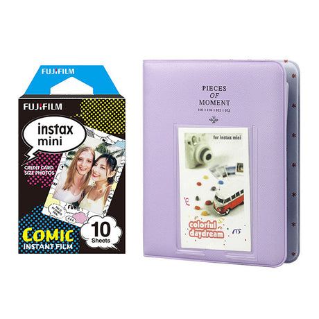 Fujifilm Instax Mini 10X1 Instant Film With 96-Sheets Album For Mini Film  (3 Inch) (Pink Checkboard), Cam Film, कैमरा फ़िल्म - Photo Vatika, New  Delhi