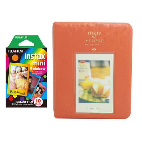 Fujifilm Instax Mini Film 10x1 Rainbow & 10x2 2 packs White border –