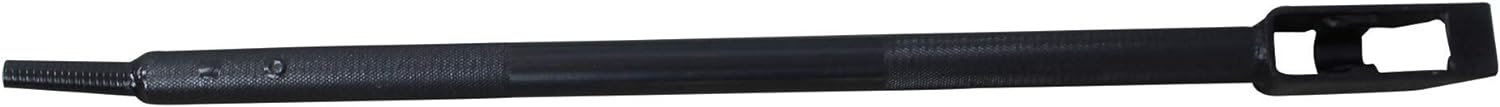 Painted Combination Winch Bar 35 inch with Rounded Head, Alloy Steel, Non-Slip Grip, Square End, Angular Tip for Secure Operation, Designed for Use with Trailer Winches on Flatbeds and Trucks