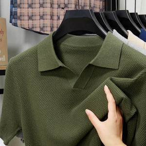 Lusso Tessuto Polo Shirt - Elavure