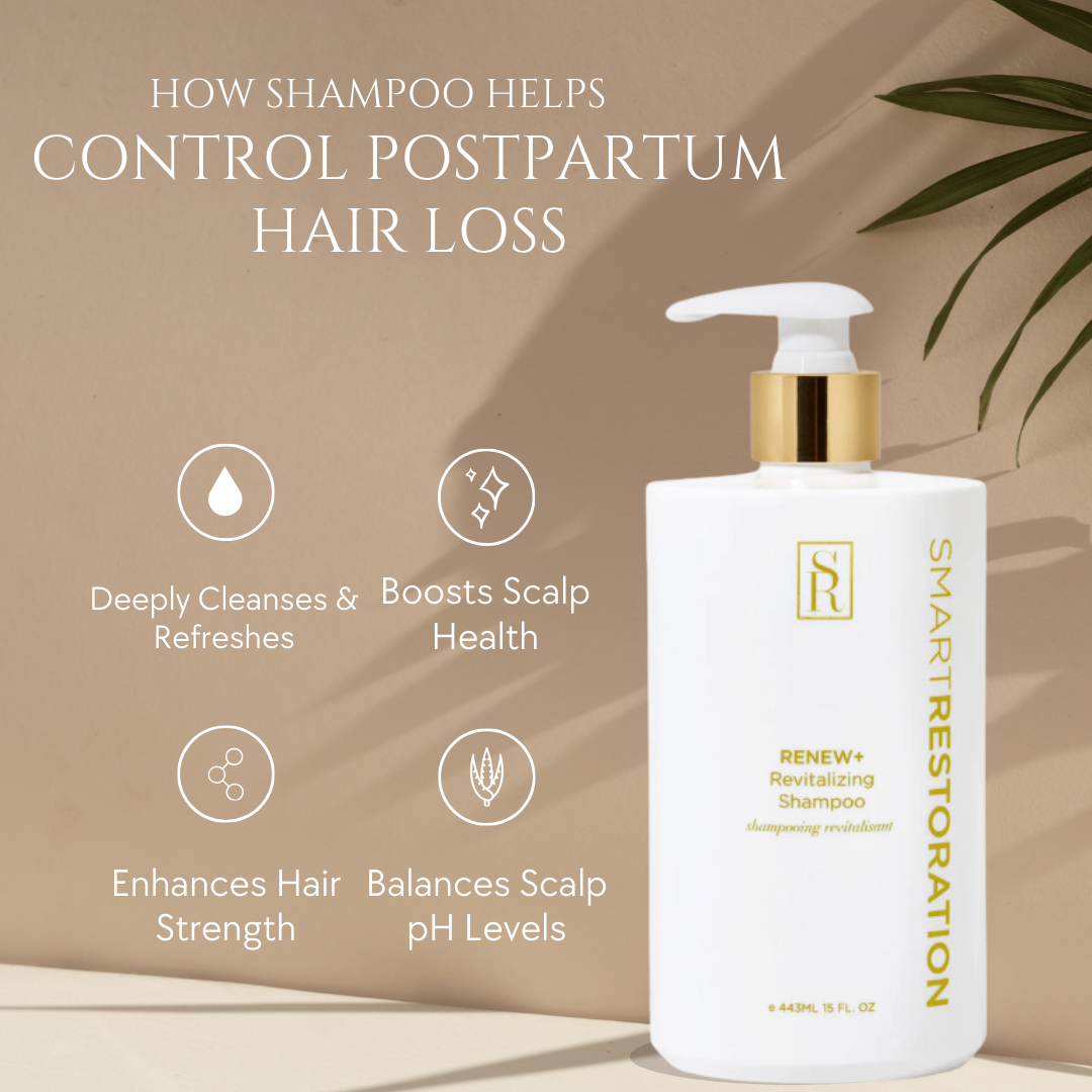 how shampoo helps control postpartum hair loss
