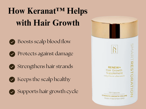 how keranat™ helps with hair growth