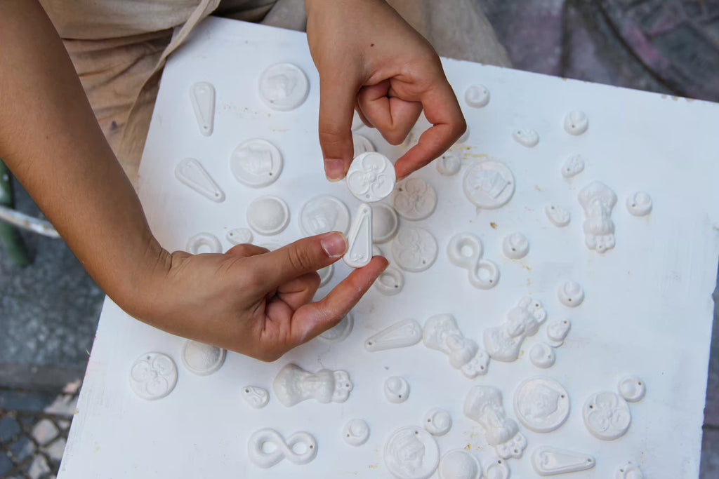 Como se hacen las joyas artesanales | joyeria artesanal en porcelana Balarmu