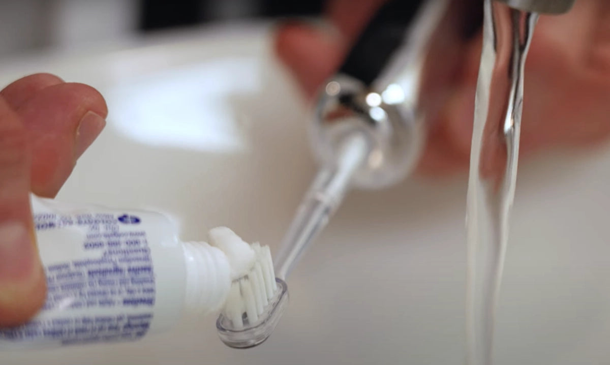 toothbrush and toothpaste for periodontitis