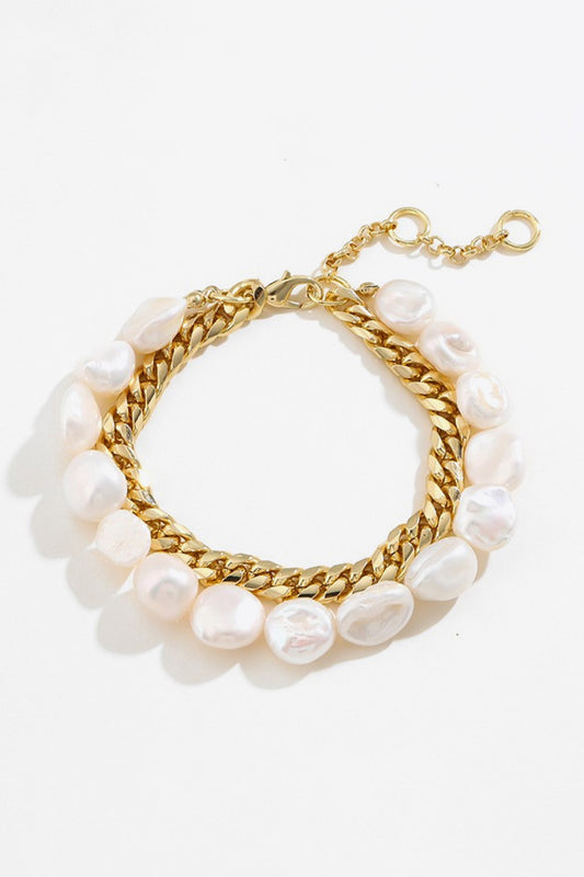 Dream Life Pearl Chunky Chain Necklace in 2023