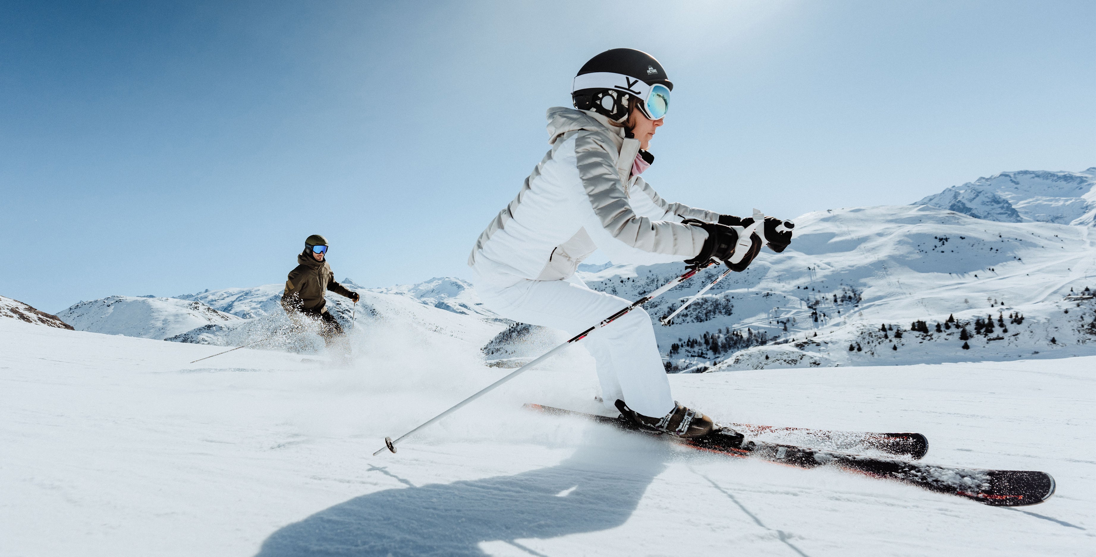 Gants de ski chauffants avec batteries pour femme