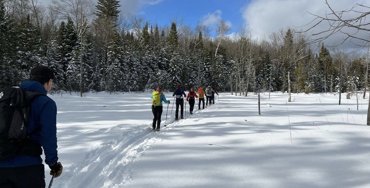 cross-country-skiing-laurentians-sainte-adele-lake-lucerne