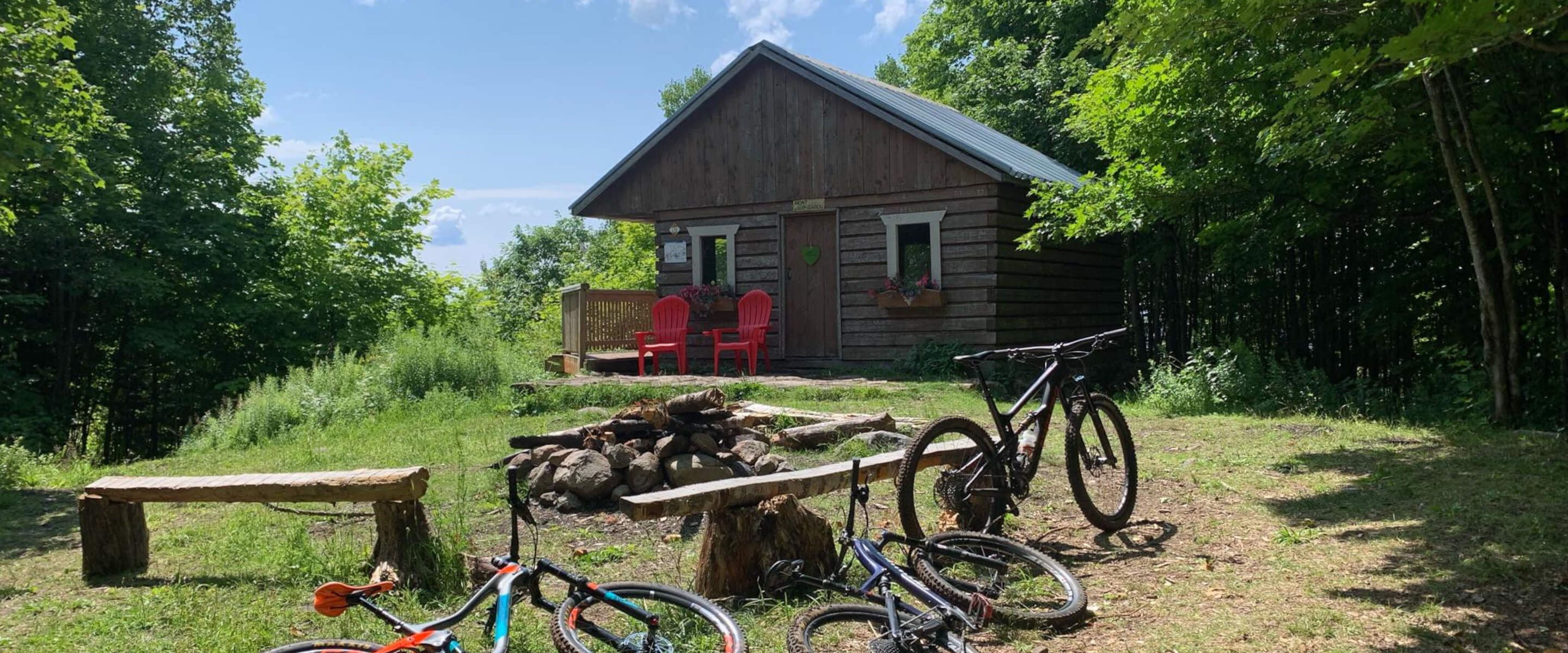 vélo de montagne mont loup-garou laurentides