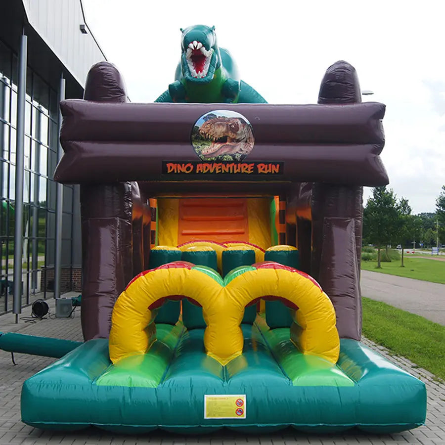 Inflatable Dinosaur Obstacle Course Run for sale