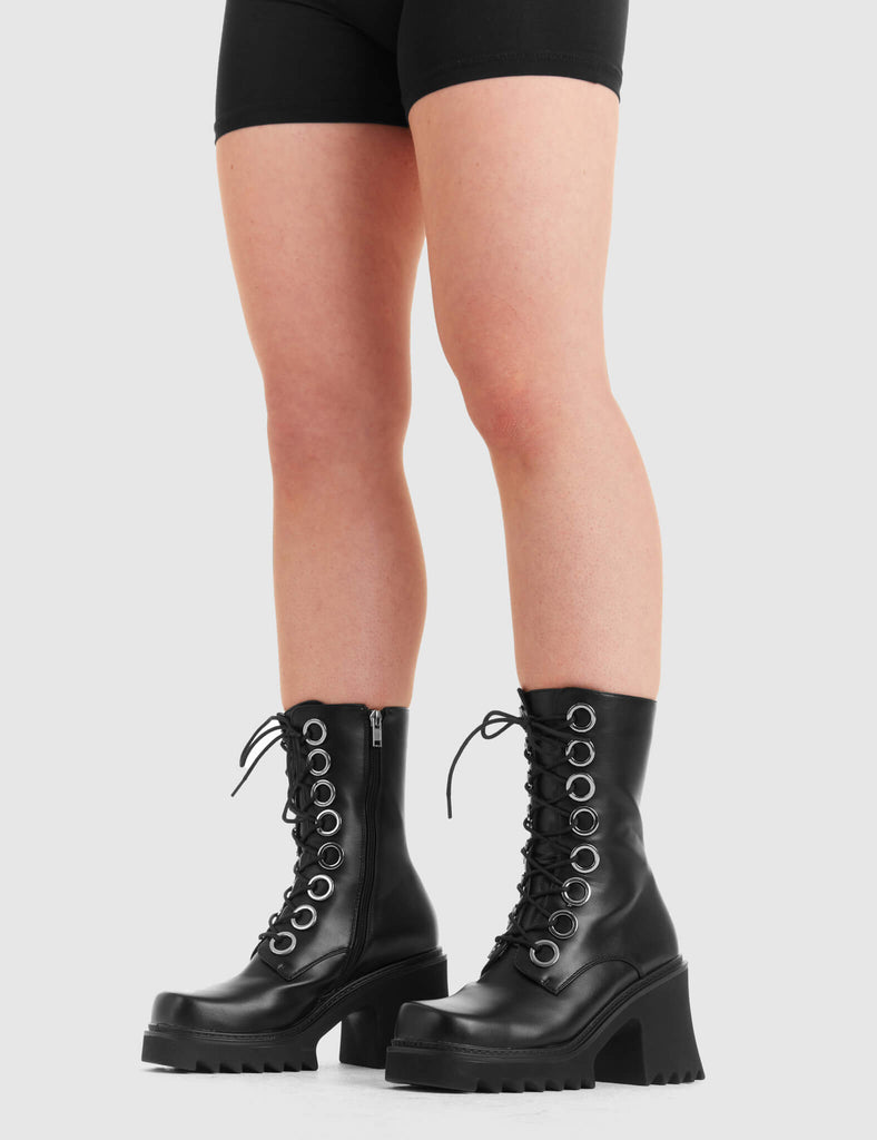 Lamoda Stormz Chunky Creeper Ankle Boots