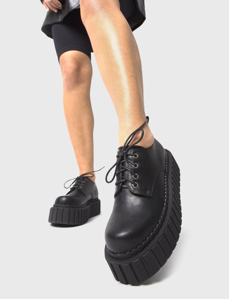 Stormz Chunky Creeper Ankle Boots