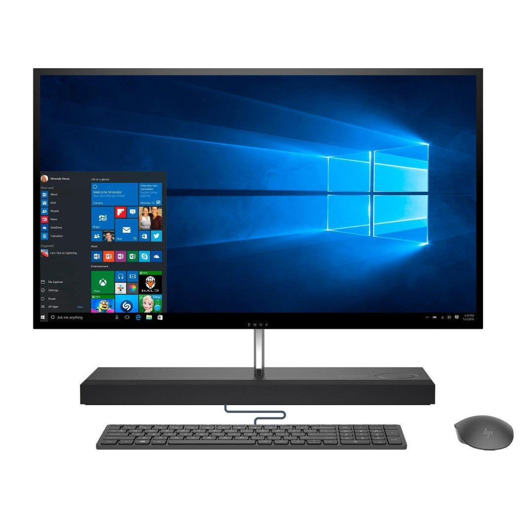 HP ENVY 27-B220QD 27" FHD Touch All-in-One Desktop Intel Core i7-9700T 2.00 GHz GeForce GTX 1050 16GB DDR4 1TB HDD Windows 11 Home - 2QT30AV-E208