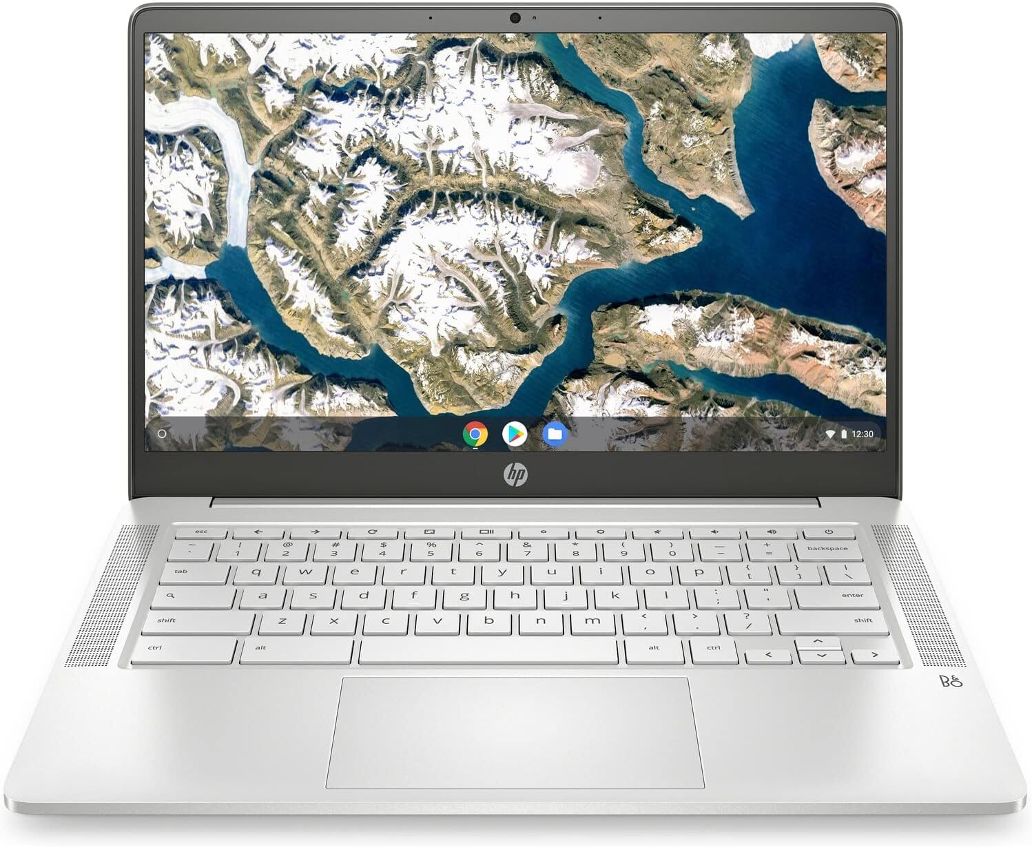 HP 14A-NA0037NR 14" HD Touch Laptop Intel Celeron N4020 1.1 GHz Intel UHD Graphics 600 4GB LPDDR4 64GB eMMC Chrome OS - 9JU02UA
