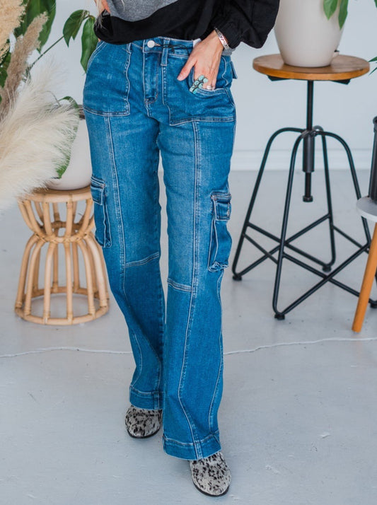 Judy Blue Tummy Control Straight Leg Jeans