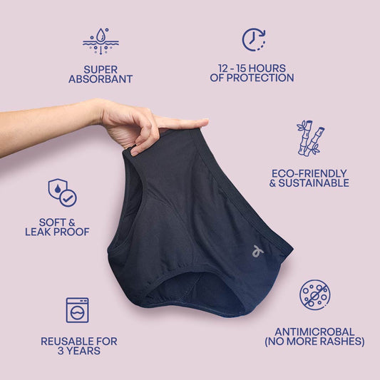 Period underwear  Medium-Flow Easy Breezy – Naarica