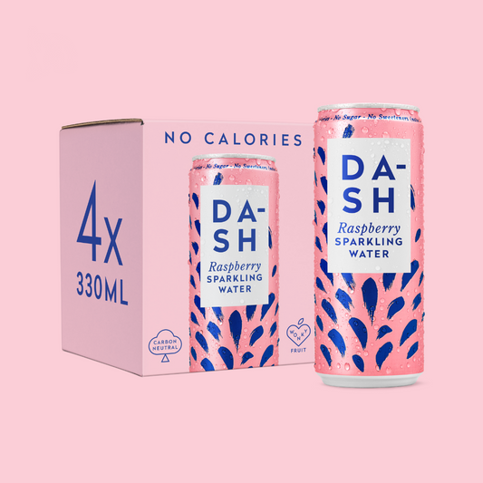 Dash Water Blackcurrant Flavour Sparkling Water Can 12x330ml » Aqua Amore