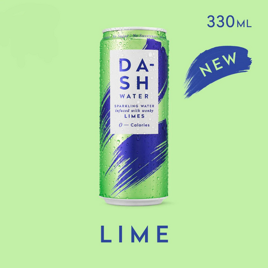 Dash Water - Lime Sparkling Water Multipack 4 x 330 ml – Chew & Chill