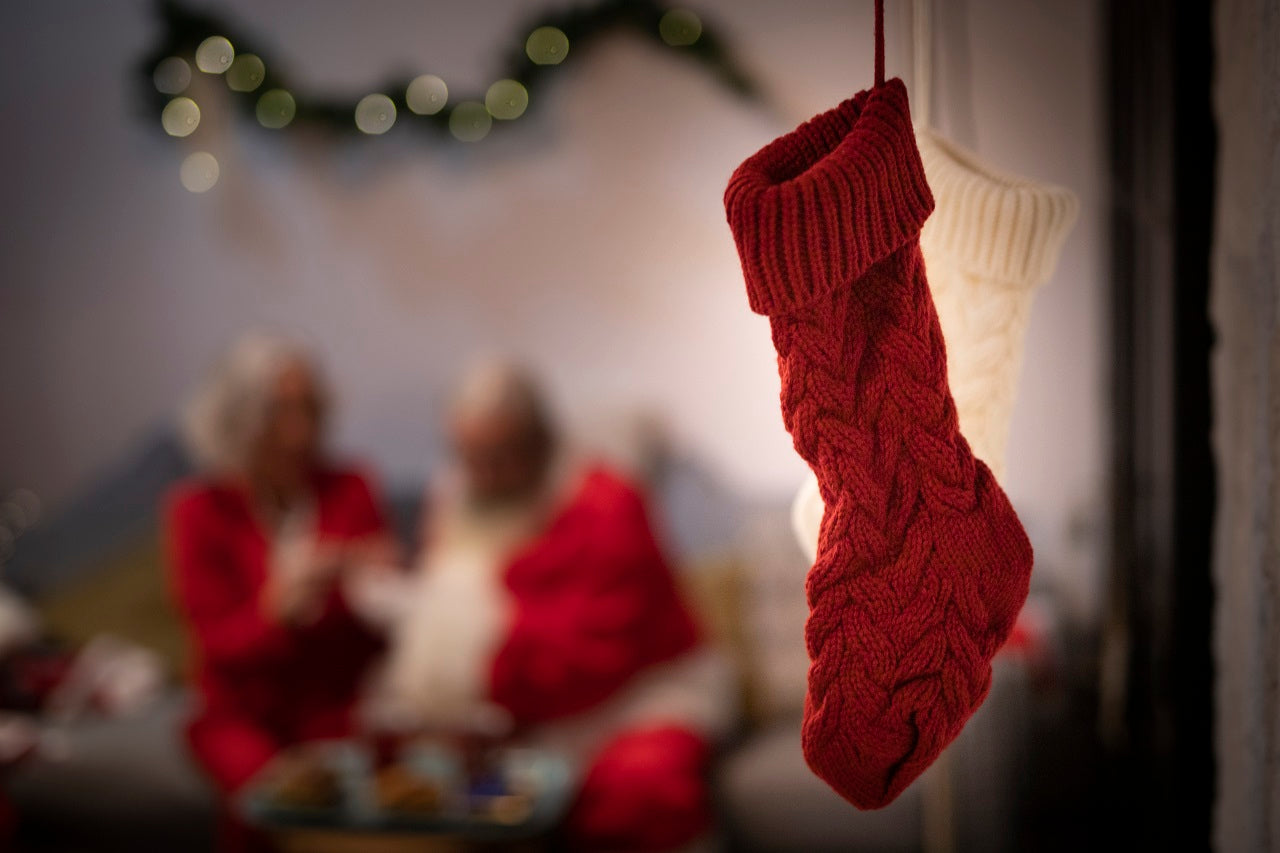 Santa Socks hung up 