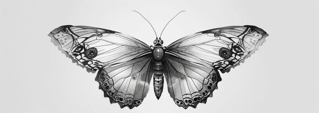 Butterfly Tattoo Flash