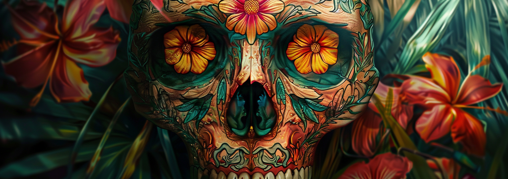 High definition skull tattoo picture for download by Imagella.