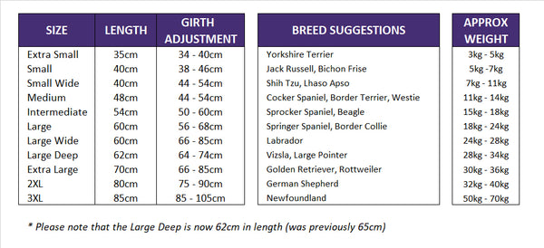 ness size guide