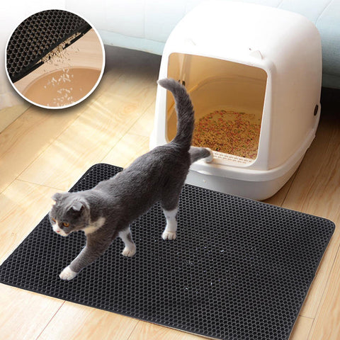 Tapis litière chat