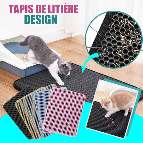 Tapis litière chat