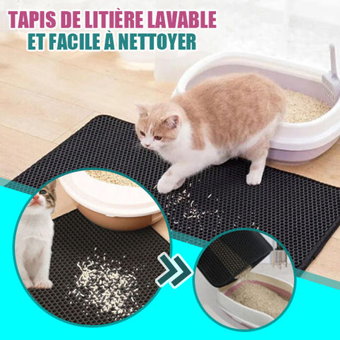 Tapis litière chat