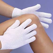 Tanning gloves for applying tanning products correctly