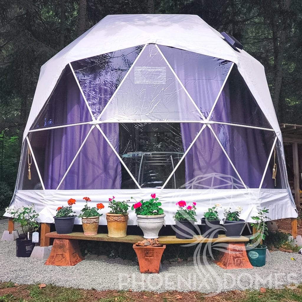 phoenix domes dome deluxe 16 5m 4 season glamping dome package phoenix domes