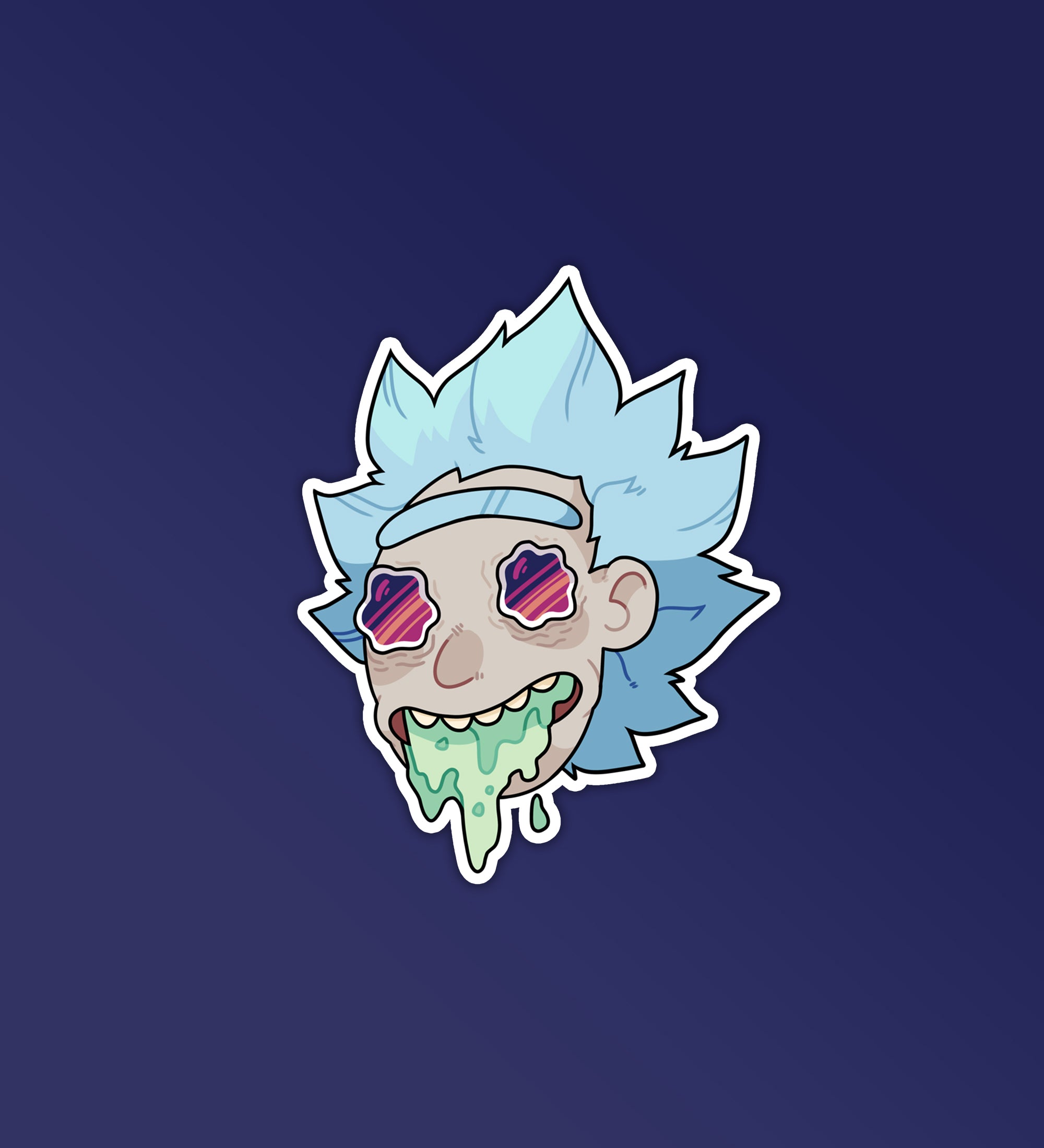 Rick Drip Sticker – Peeekaboo