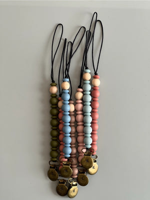 Large Paci + Toy Clip - Paris Baby