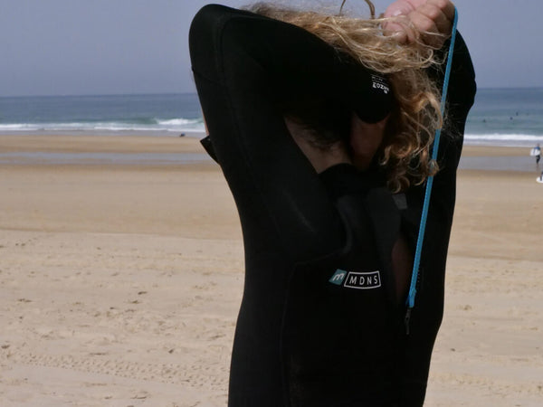 back zip neoprene surf
