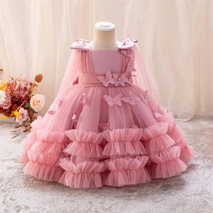 The first Christmas costume of the new 0-6-year-old girl children's children's clothing baby one-year-old birthday party dresses - Latifa Beauty