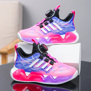 Children Sneaker Girls Shoes Pink Purple Platform Kids Casual Sneaker Fashion 2024 Designer Women Sports Tennis Girls Sneaker - Latifa Beauty