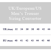 Euro To Us Size Chart Pants