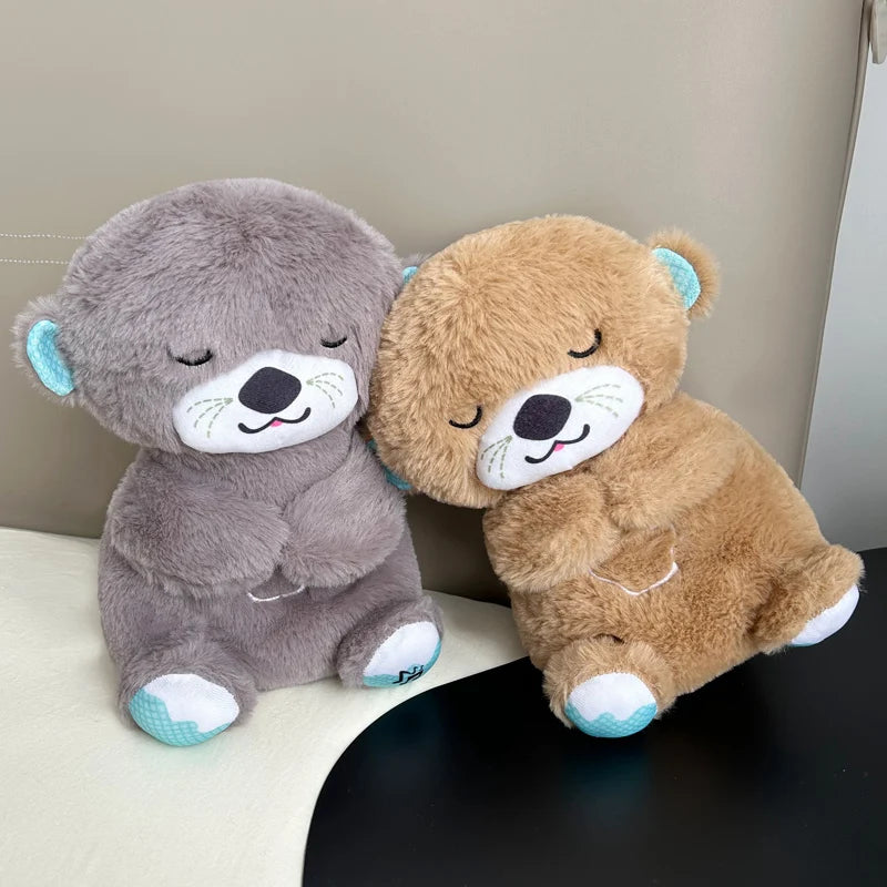 Breathing bear toy for a good night's sleep